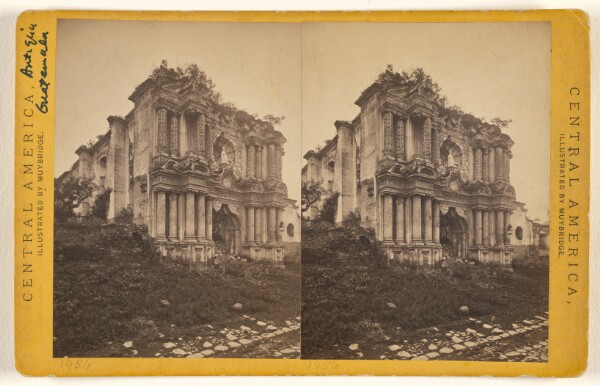 Eadweard J. Muybridge, Antigua. Church of El Carmen, earthquaked, 1774.