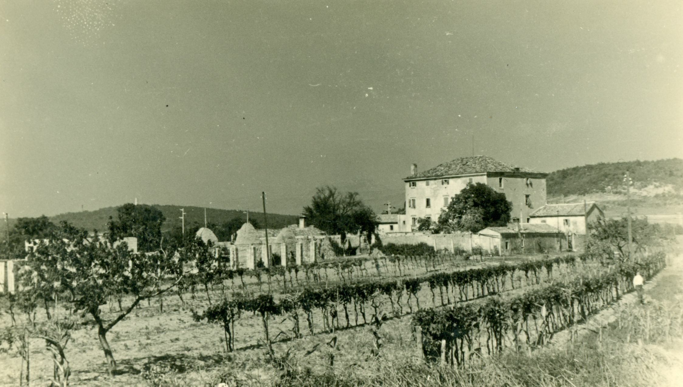 Branko Fučić, Labin, kuća de Pangher u krajoliku, klasicizam