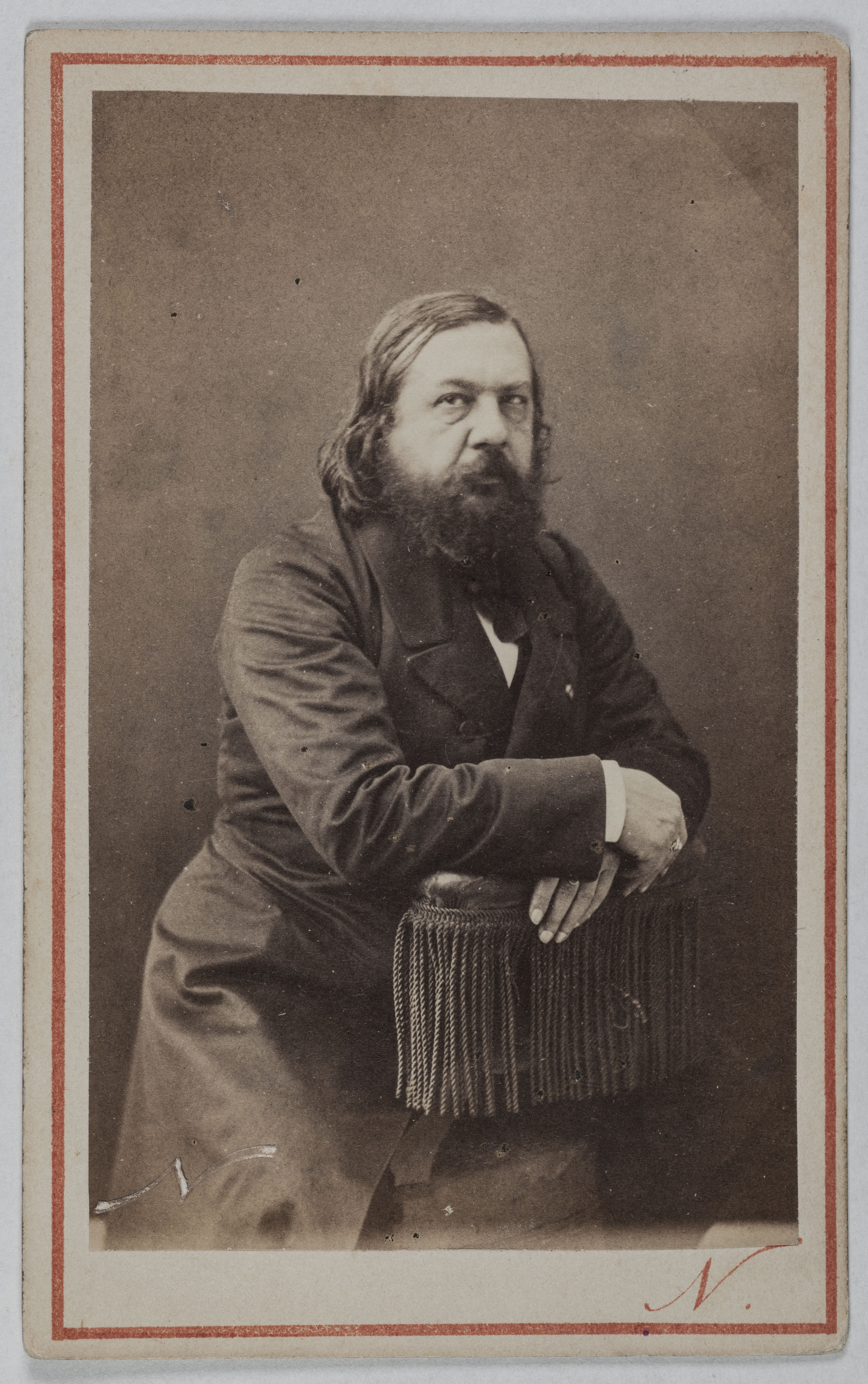 Atelier Nadar, Portrait de Théophile Gautier (1811-1872), (écrivain, poète)