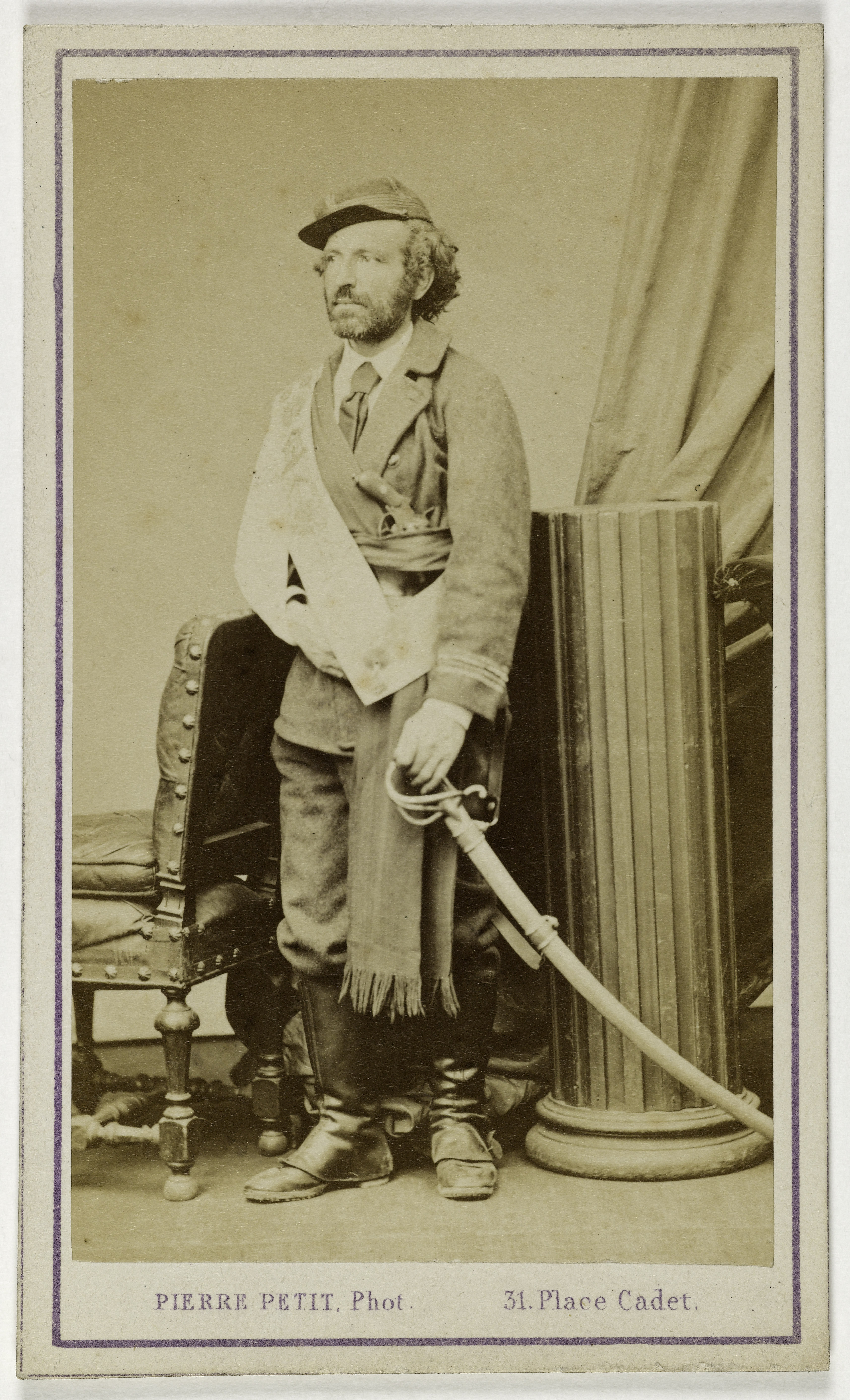 Pierre Petit, Portrait de Herpin-Lacroix (mort en 1872), membre de la Commune et condamné à mort