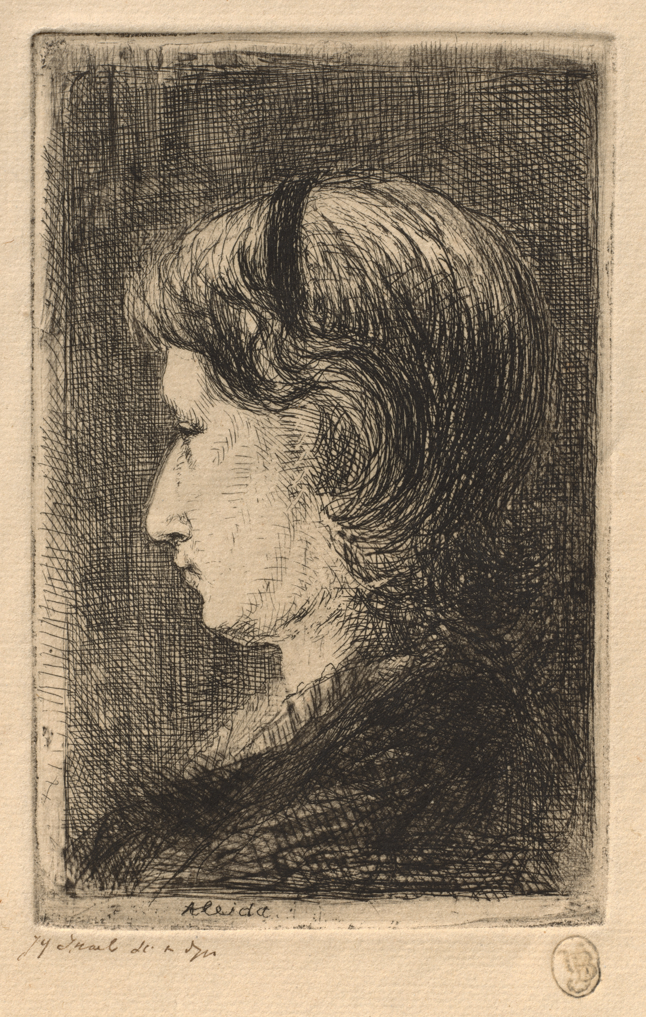 Jozef Israëls, Portrait of Mrs. Israëls