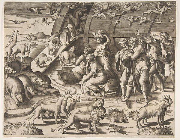 Giulio Bonasone, Noah leaving the Ark
