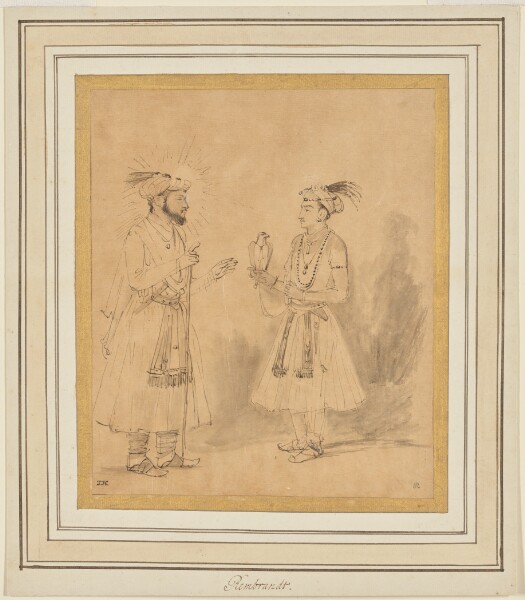 Rembrandt Harmensz. van Rijn, Shah Jahan and Dara Shikoh