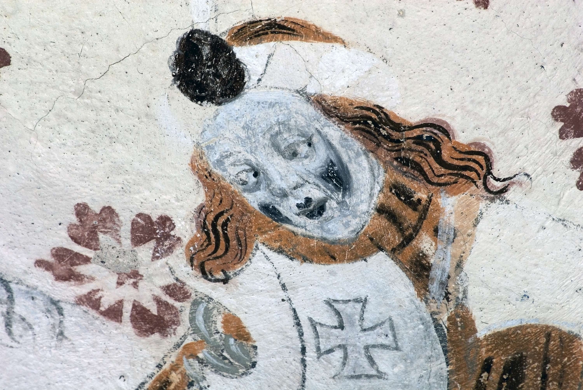 Bengt Backlund, Lime Painting in Harkberga Church, Uppland 2009