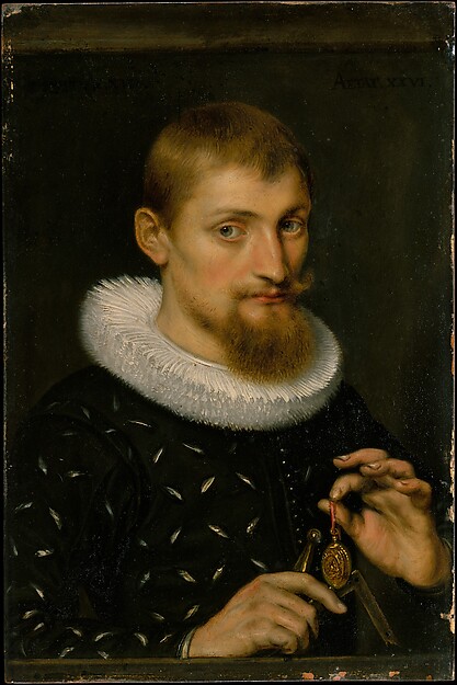 Peter Paul Rubens, Portrait of a Man, Possibly an Architect or Geographer