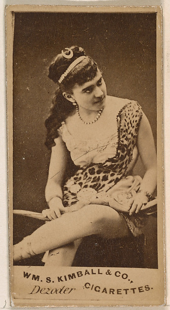 William S. Kimball & Company, Miss Dezoder, from the Actresses series (N203) issued by Wm. S. Kimball & Co.