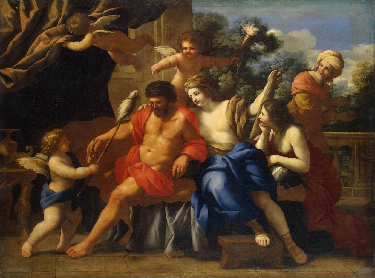 Giovanni Francesco Romanelli, Hercules and Omphale