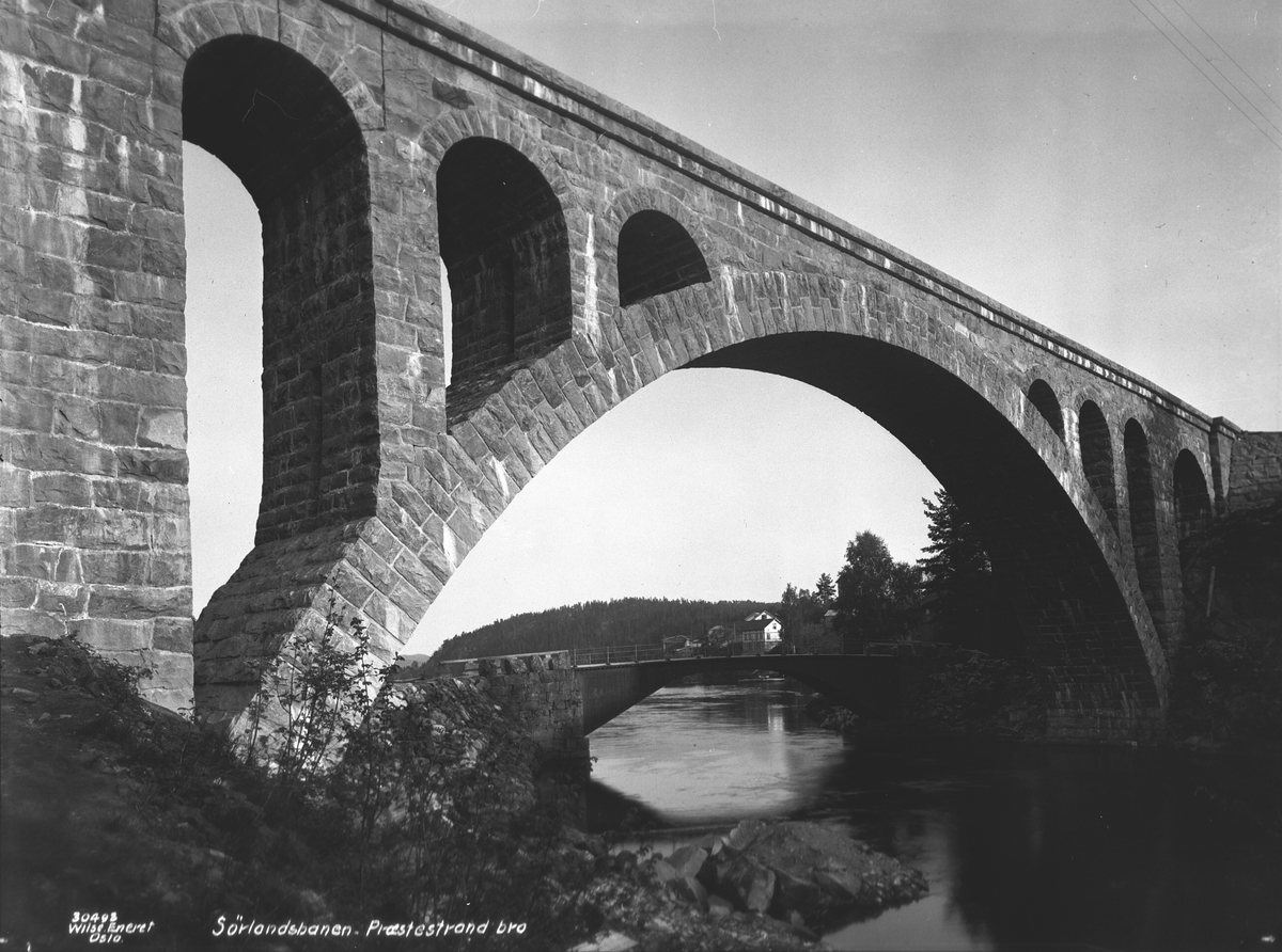 Anders Beer Wilse, Prot: Kragerølinien, Præstestrand bro