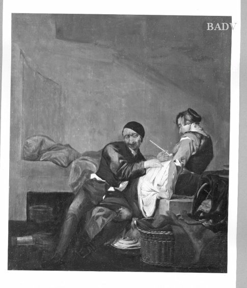 Cornelis Pietersz Bega, Couple in interior