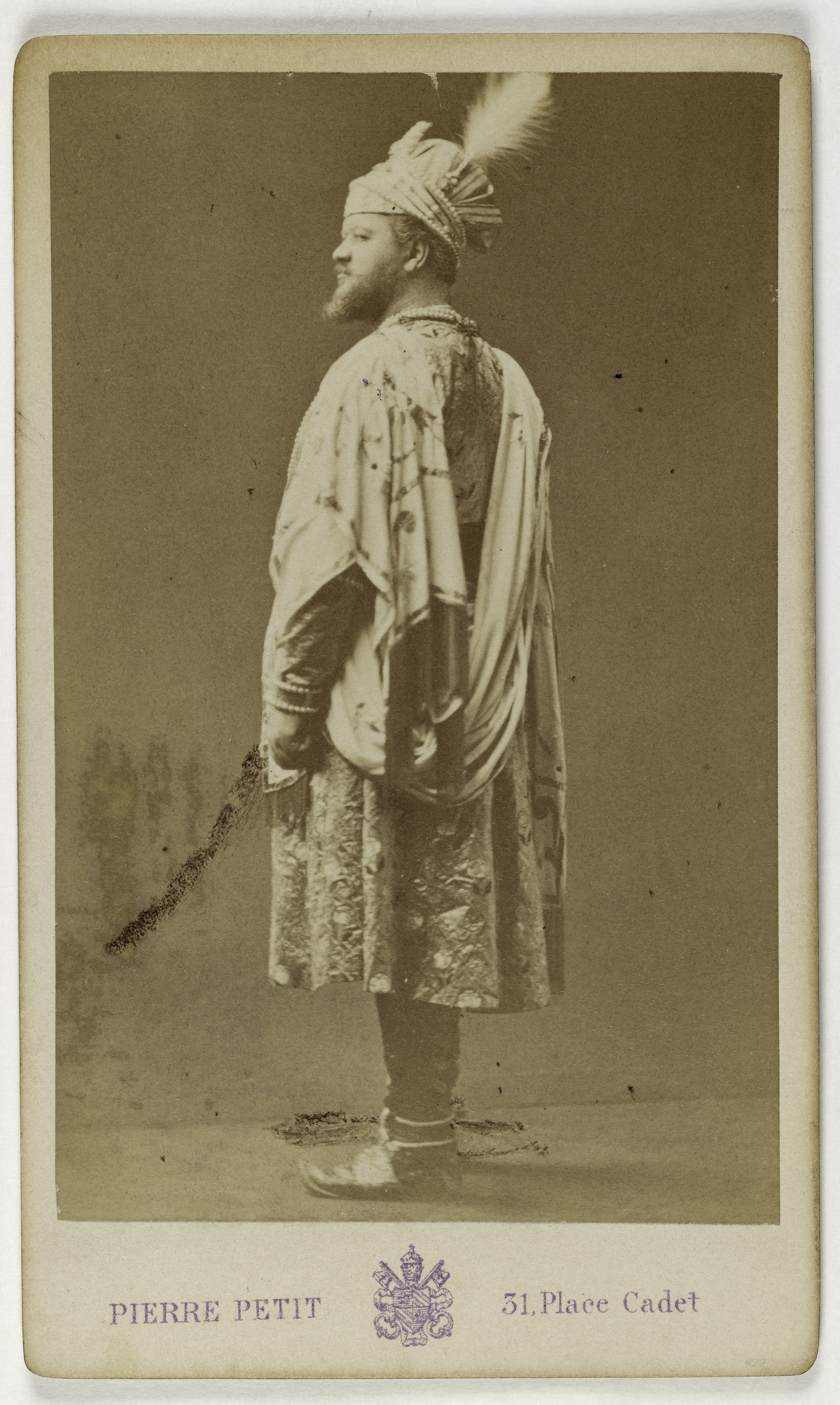 Pierre Petit, Portrait de Lassalle Jean Louis, (1847-1909), (chanteur lyrique)