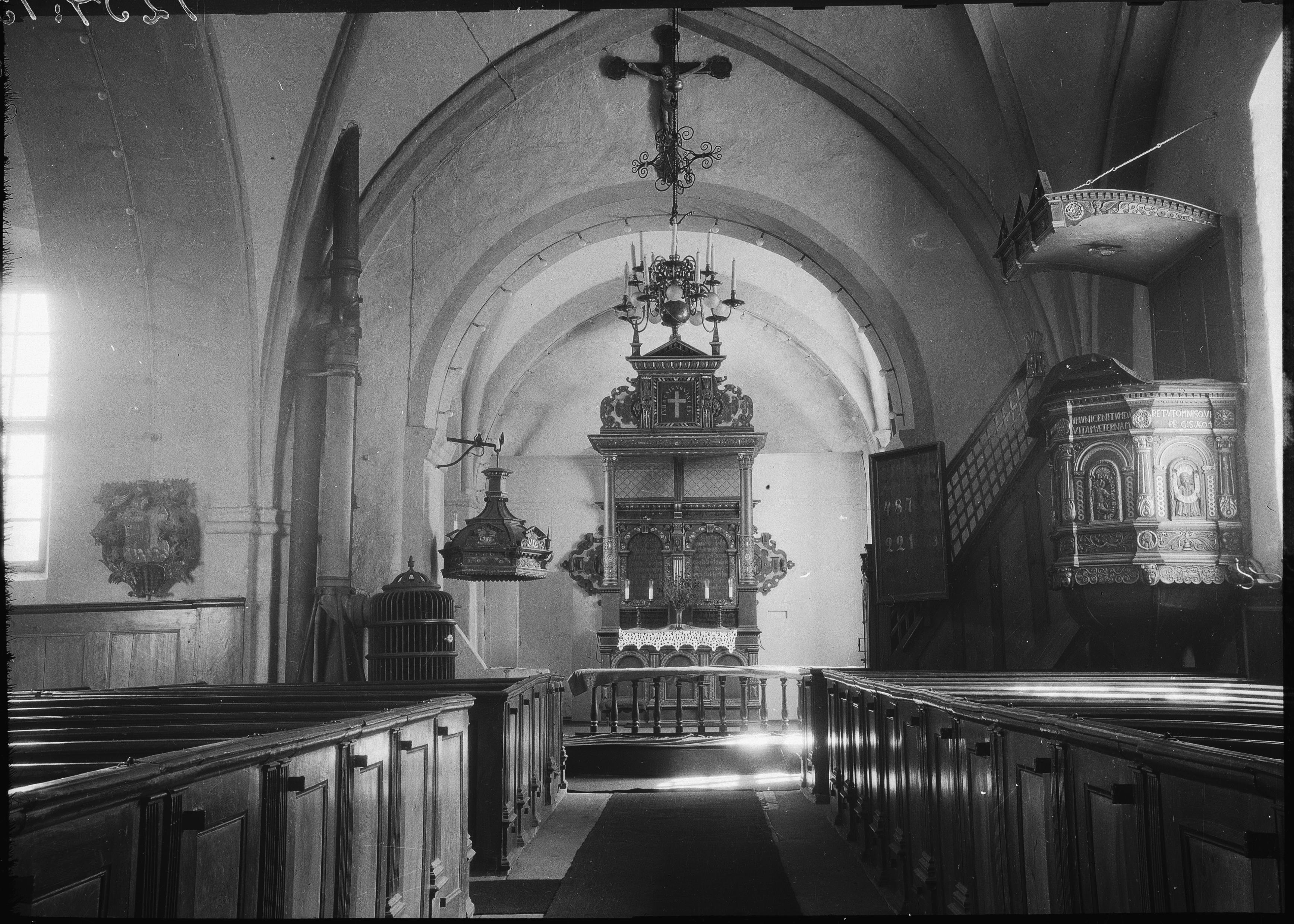 Bertil Berthelson, Fjälkinge kyrka
