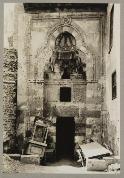 K.A.C. Creswell, Entrance portal of the ribat of Khawand Zaynab wife of Mamluk Sultan Inal, Cairo