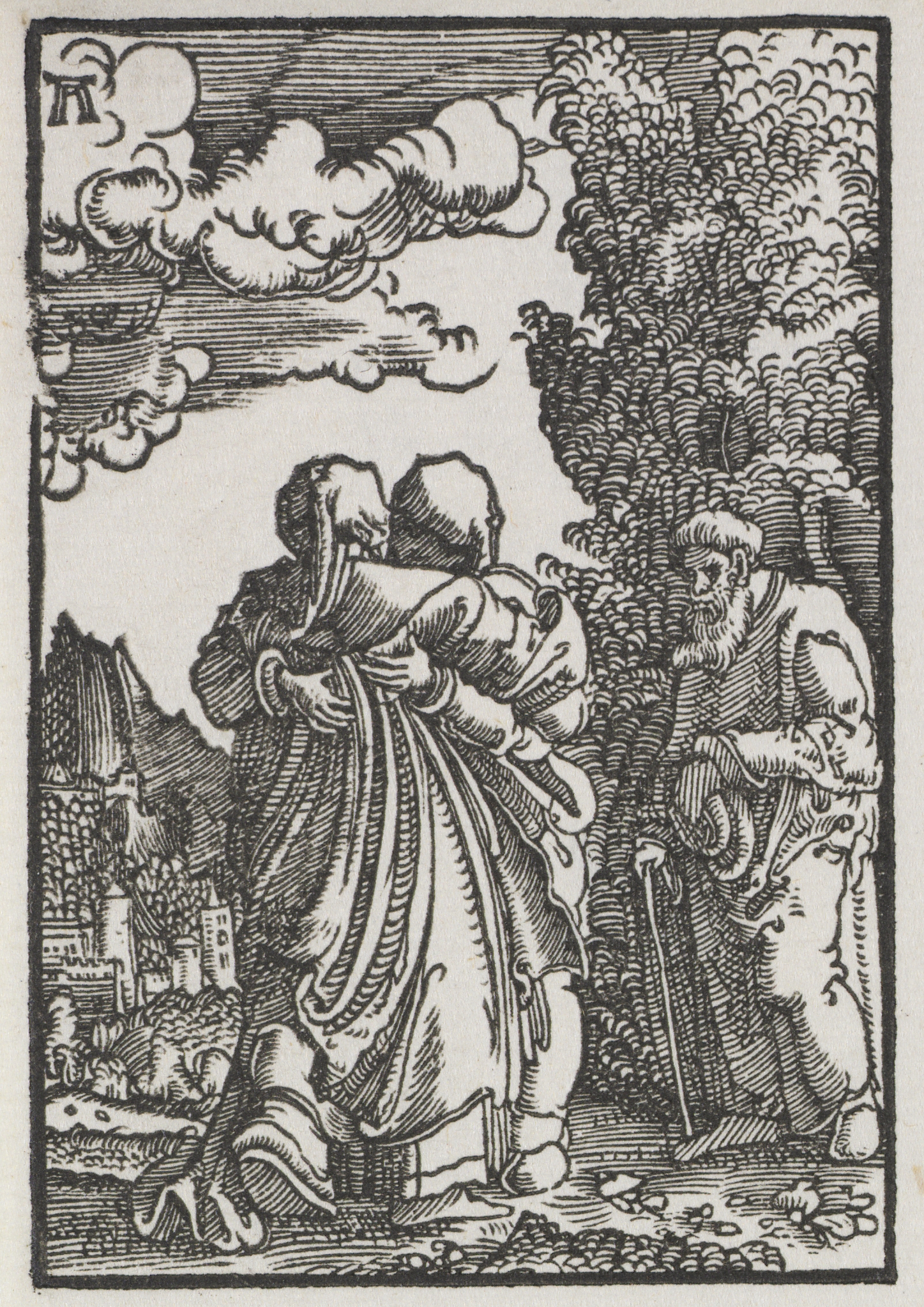 Albrecht Altdorfer, The Fall and Redemption of Man:  The Visitation