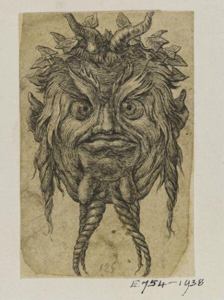 Unknown, Mask of a satyr