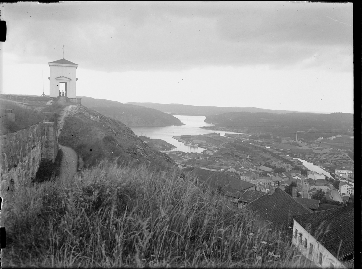 Skötsner-Edhlund, Vy över Halden från Fredrikstens fästning, Norge