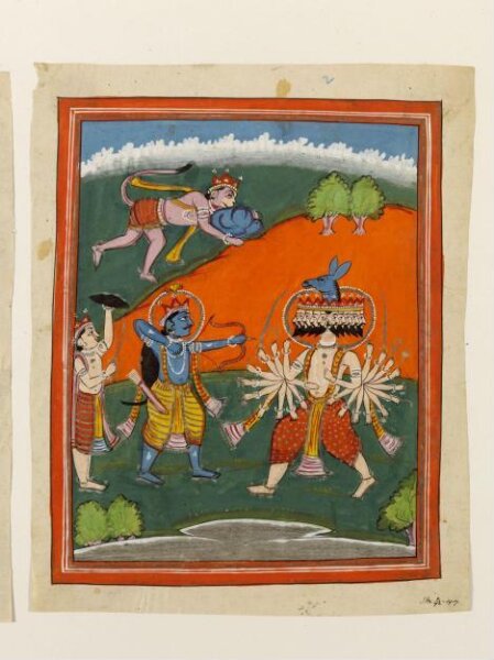 Unknown, Rama and Ravana