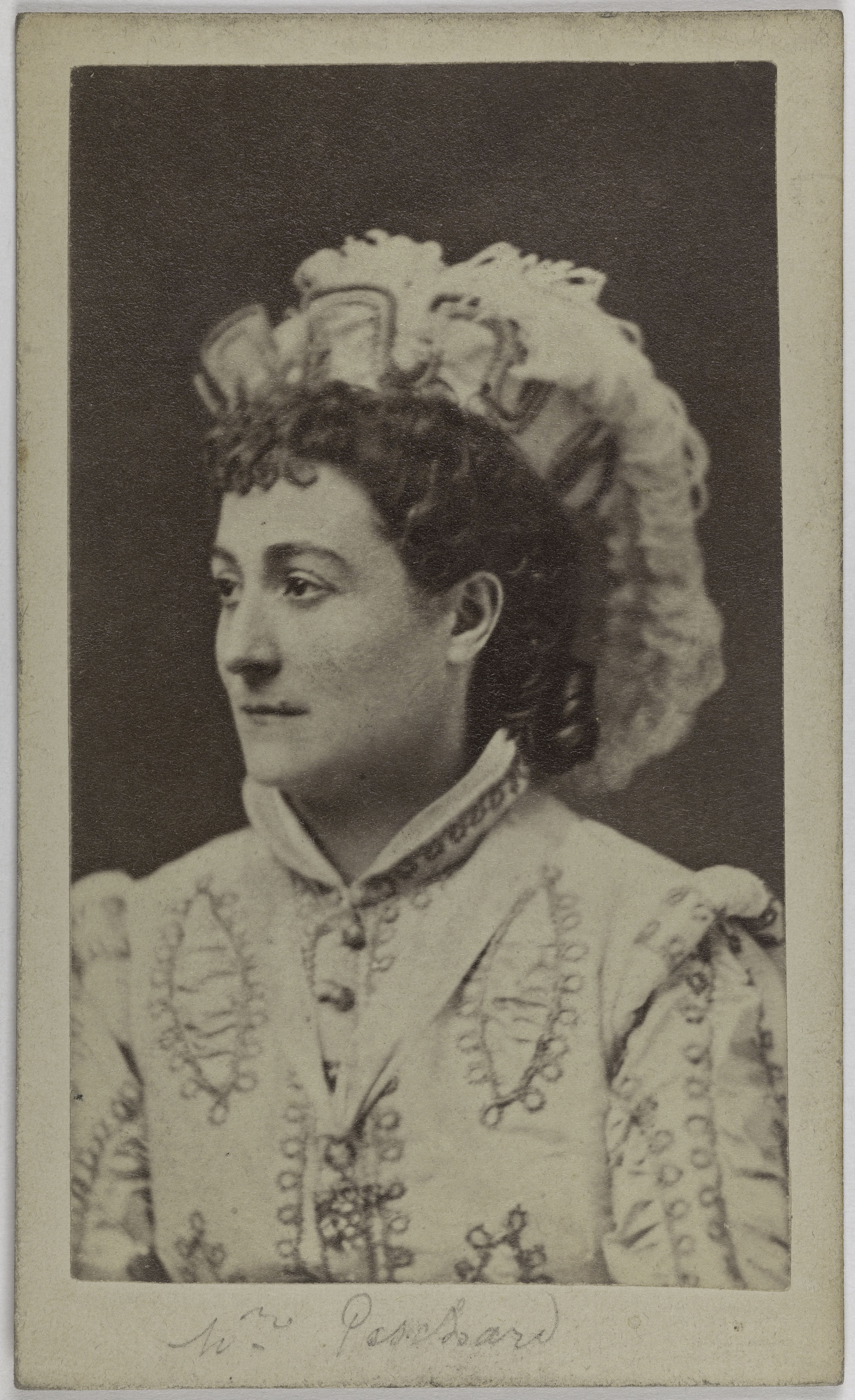 Anonyme, Portrait de Mme Peschard, (née Marie Blanche Renouleau), (-1888), (actrice)