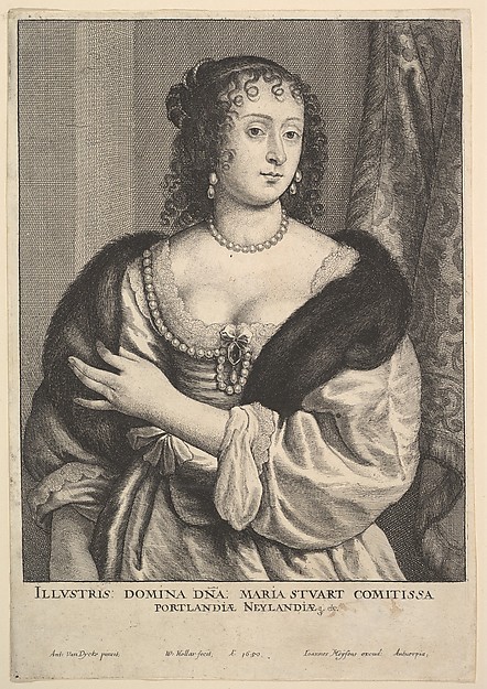 Wenceslaus Hollar, Frances Stuart, Countess of Portland