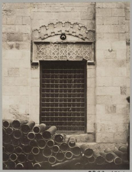 K.A.C. Creswell, Window in the madrasa and mausoleum of Mamluk Emir Qarasunqur, Cairo