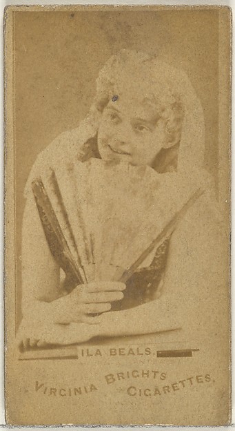 Allen & Ginter, Ila Beals, from the Actors and Actresses series (N45, Type 1) for Virginia Brights Cigarettes