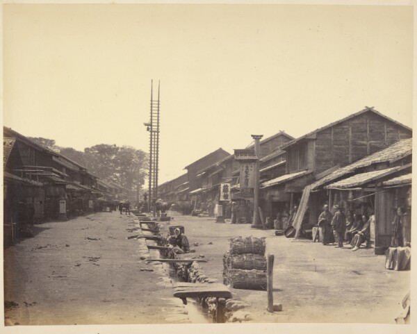 Felice Beato, Street in Atsunghi