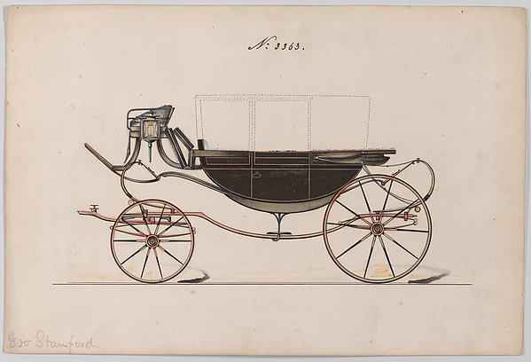 Brewster & Co., Design for Landau, No. 3363