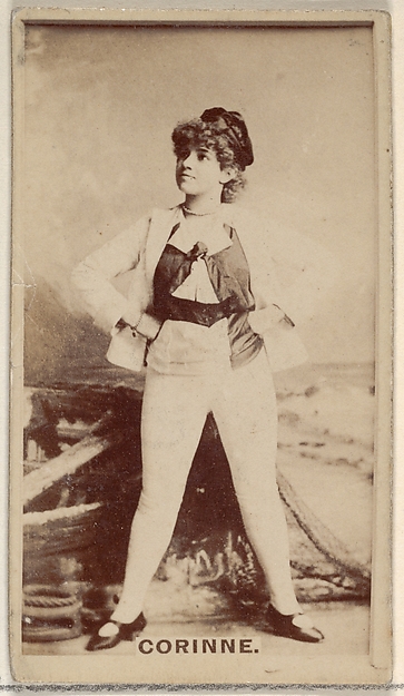 Allen & Ginter, Corinne, from the Actors and Actresses series (N45, Type 8) for Virginia Brights Cigarettes