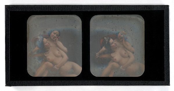 Unknown, [Stereographic View of Two Nude Women]