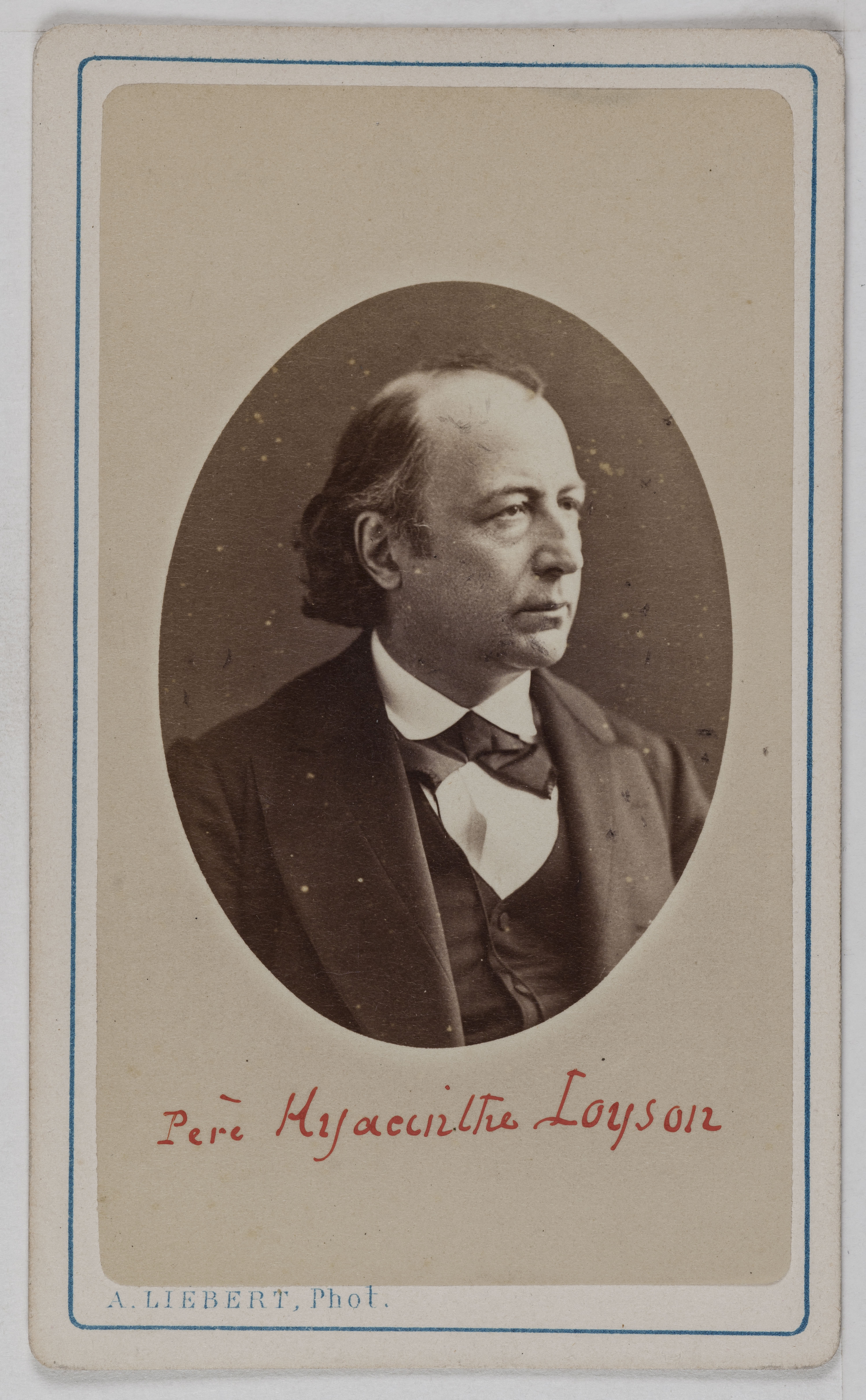 Alphonse Liébert, Portrait de Loyson Charles, (dit le Père Hyacinthe), (1827-1912), (prédicateur)