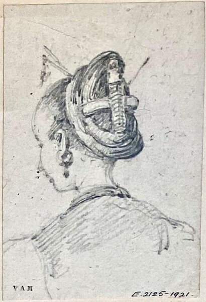 George Chinnery, A Chinese woman seen from behind