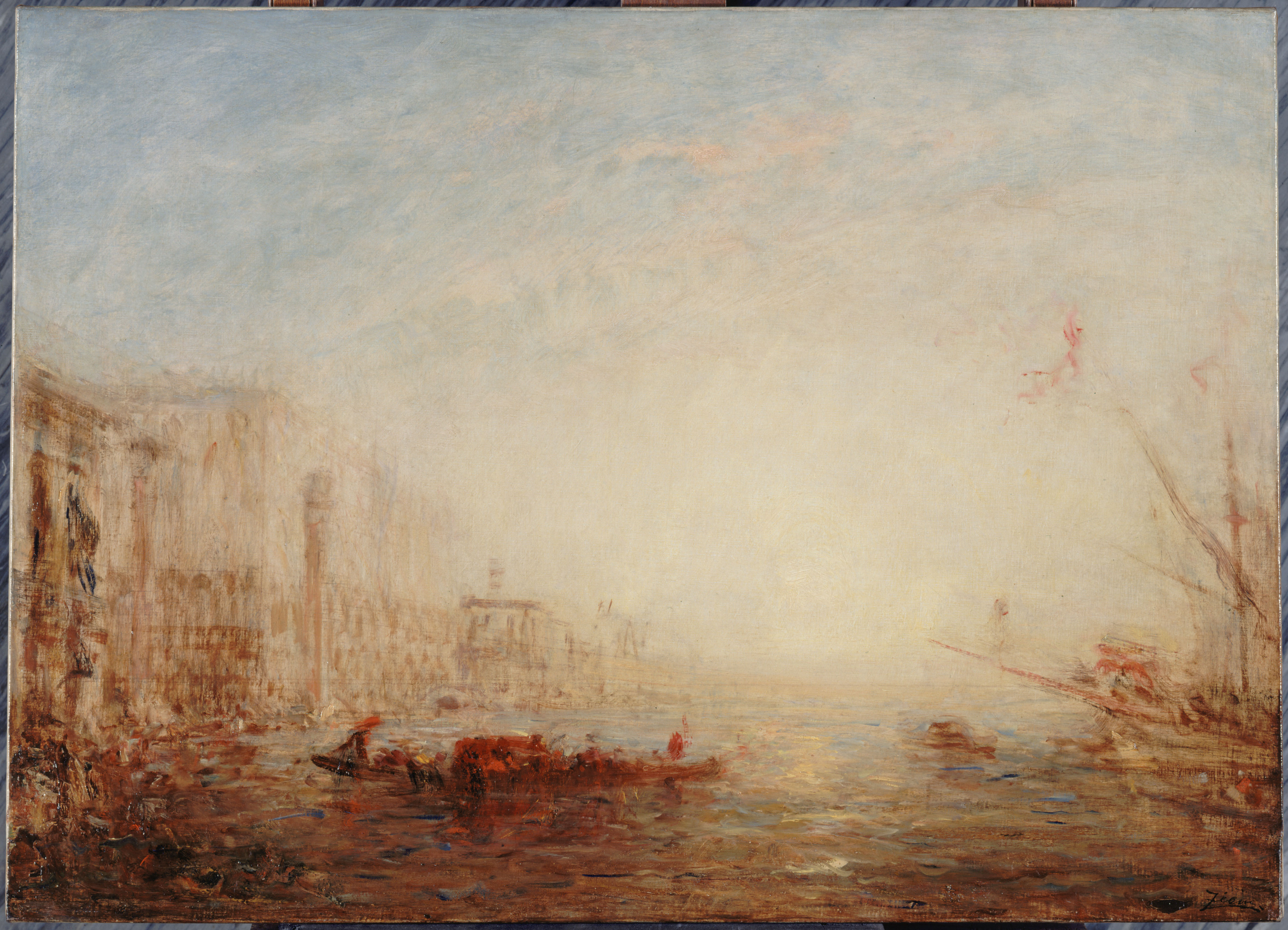 Félix Ziem, Venise, le Grand Canal au soleil levant