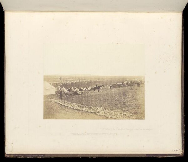 Fenton, Roger, Plateau before Sebastopol, Turkish Tents in the distance