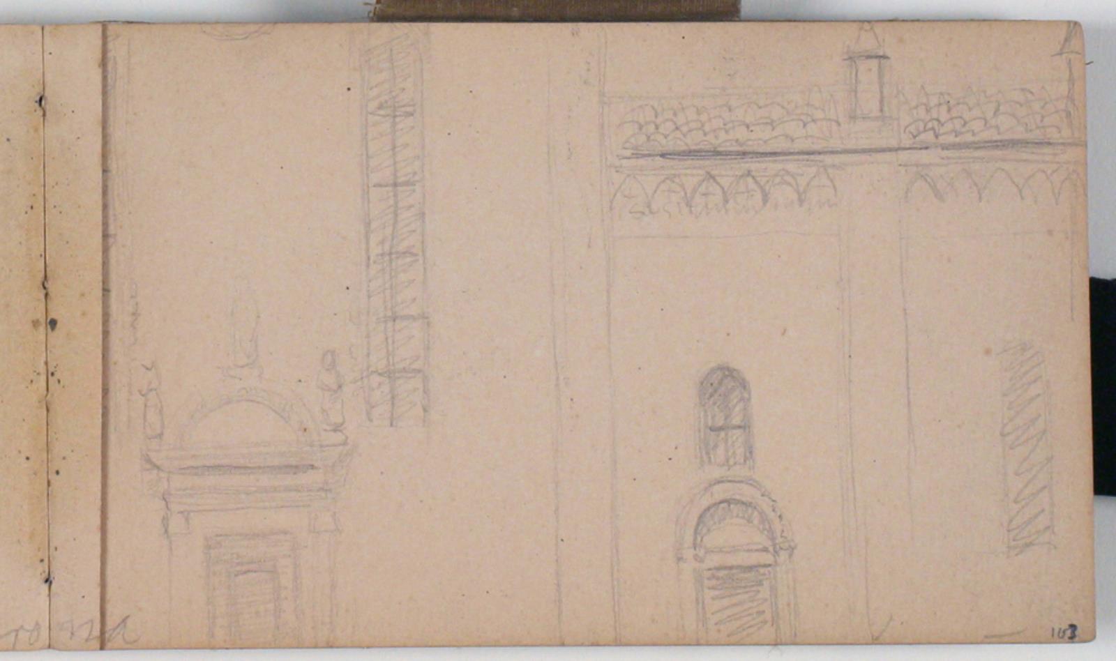 Niels Larsen Stevns, Eksteriør og detalje fra S. Bernadino, Verona