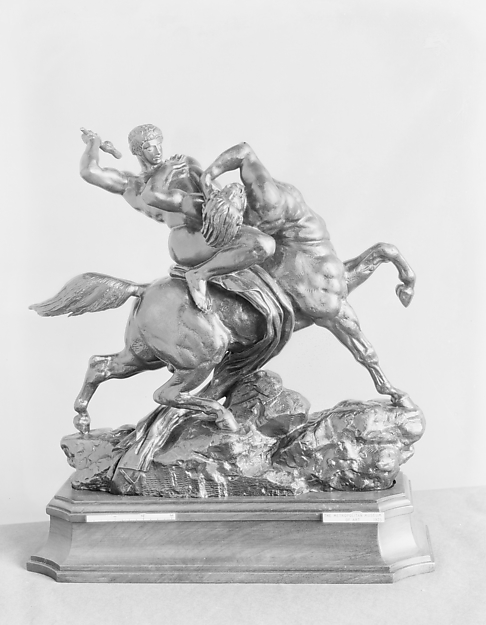 Antoine-Louis Barye, Theseus and the Centaur Bianor (sketch)