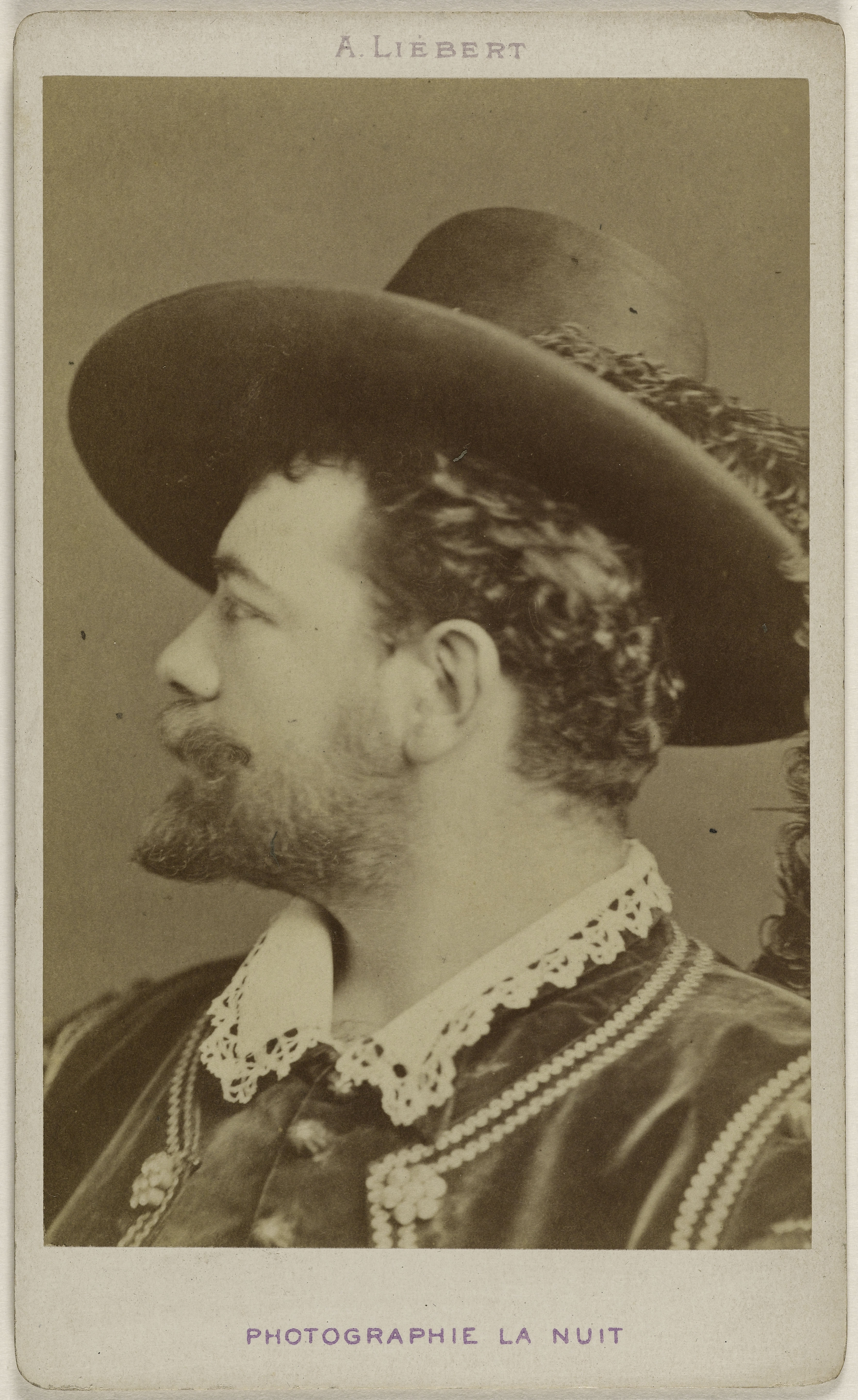 Alphonse Liébert, Portrait de Bataille, Charles Amable, (1822-1872), (baryton-basse)