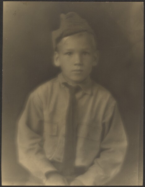 Louis Fleckenstein, [Boy Dressed as Soldier]