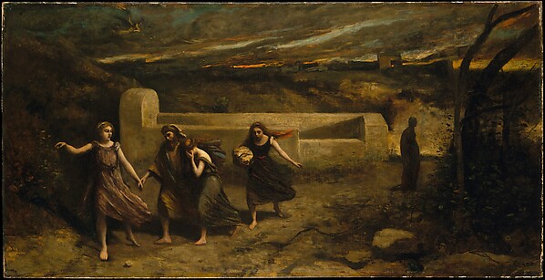 Camille Corot, The Burning of Sodom (formerly "The Destruction of Sodom")