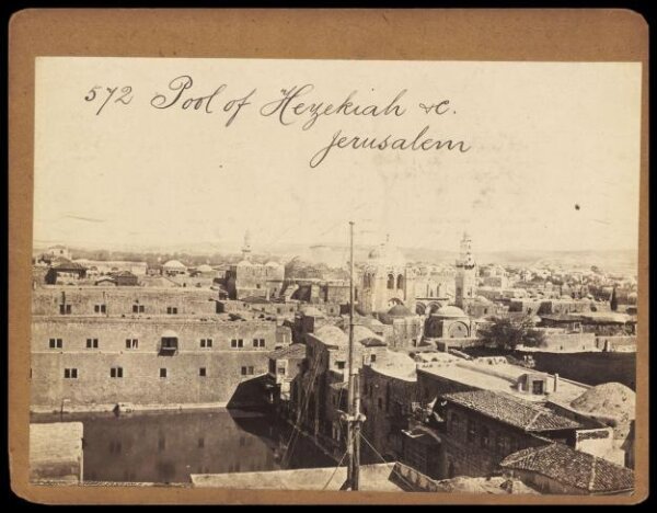 Francis Frith, Pool of Hezekiah etc.  Jerusalem