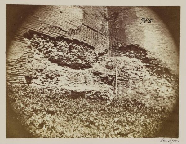 Parker, John Henry, Aqueducts - Remains of a Castellum Aquae at the Porta Latina, north or right-hand side, exterior.