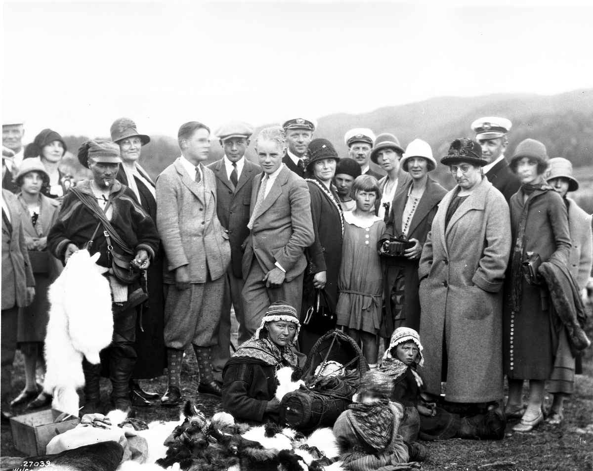 Anders Beer Wilse, Prot: Stavangerfjords tur - Lappeleiren, gruppe