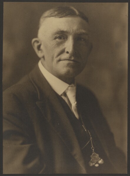 Louis Fleckenstein, [Portrait of a Man with Pocketwatch]