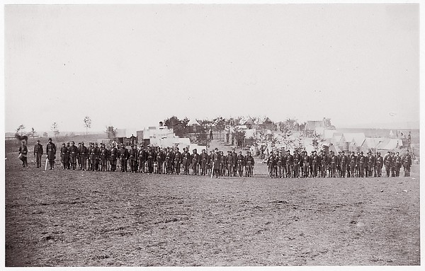 Unknown, [Manuevers at Winter Quarters of Unidentified Union Army Regiment]