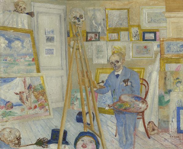 James Ensor, The Skeleton Painter