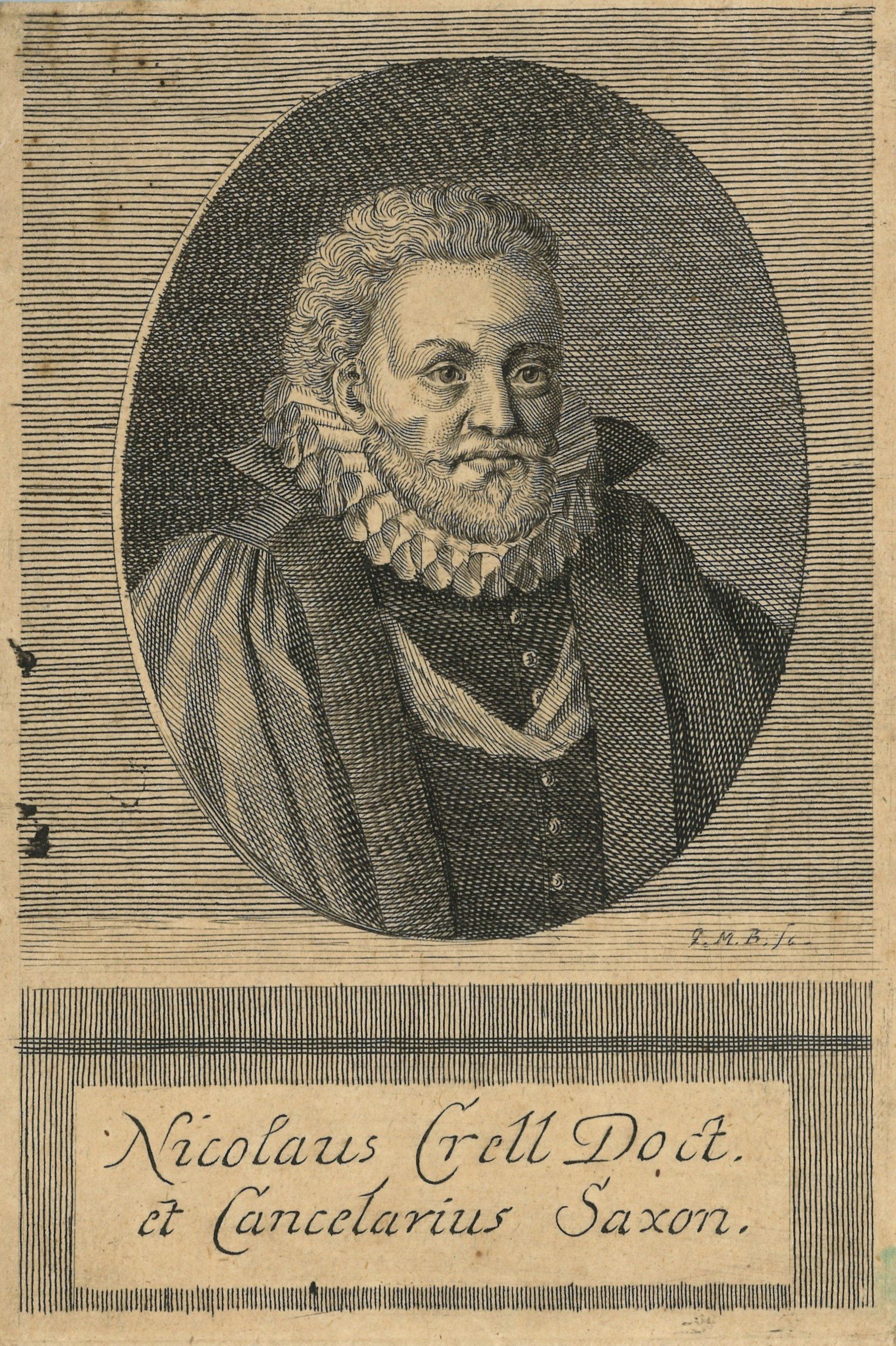 Johann Martin Bernigeroth, Crell, Nikolaus (um 1550 –1601), kursächsischer Kanzler