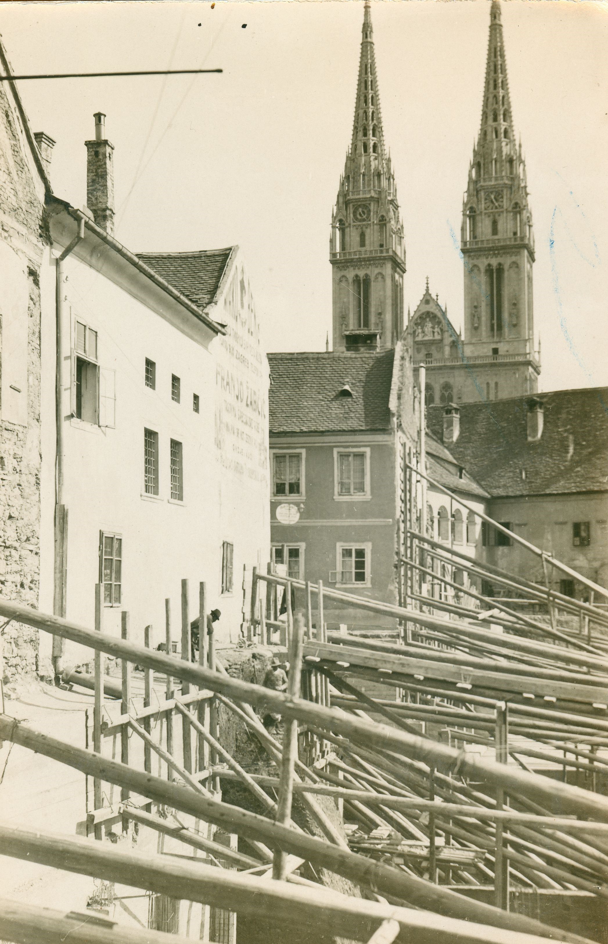 Vladimir Horvat, Zagreb (Dolac) - Izgradnja tržnice