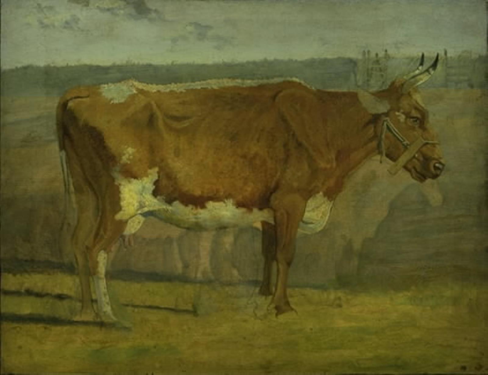Johan Thomas Lundbye, Studie af en stående ko