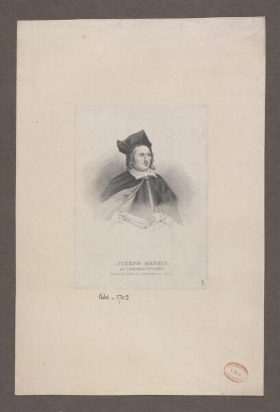 Unknown, Joseph Harris as Cardinal Wolsey