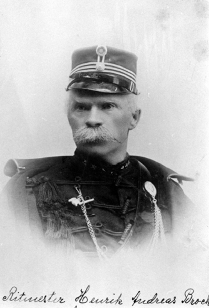Anno Domkirkeodden, RITTMESTER HENRIK ANDREAS BROCK. LÆRER VED HAMAR KATEDRALSKOLE 1872-1898.