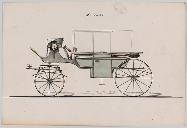 Brewster & Co., Design for Landau, No. 3430