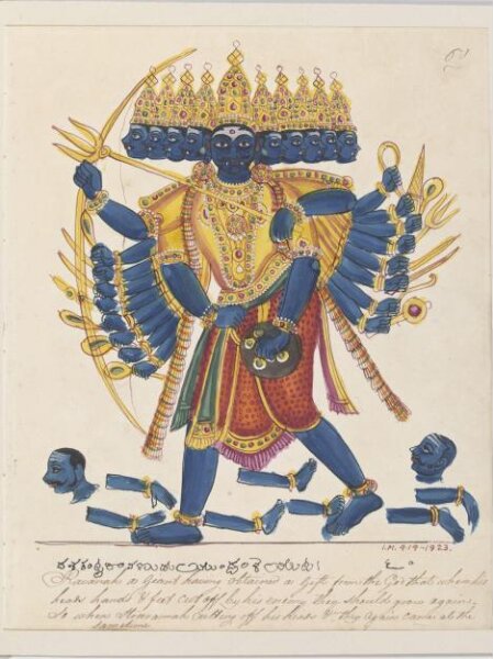 Unknown, Ravana, King of Lanka, with bow